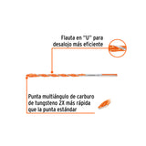 Broca Multimaterial 1/4 X 6', Truper