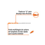 Broca Multimaterial 1/8 X 3', Truper