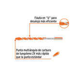 Broca Multimaterial 3/8 X 6', Truper