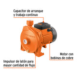 Bomba Centrífuga para Agua Modelo Europeo, 1/2 HP, Expert