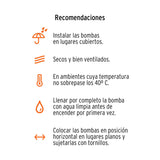 Bomba Centrífuga para Agua, 3/4 HP, Truper