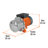 Bomba Tipo Jet, Cabezal de Acero Inoxidable, 1-1/2 HP, Truper