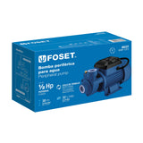 Bomba Periférica 1/2 HP, Altura Máx 30M, Uso Agrícola, Foset