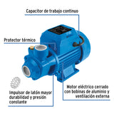 Bomba Periférica 1/2 HP, Altura Máx 25M, Uso Agrícola, Foset