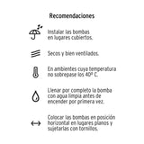 Bomba Periférica 1/2 HP, Altura Máx 20M, Uso Agrícola, Pretul
