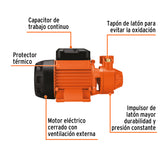 Bomba Periférica 1/2 HP, Altura Máx 45M, Uso Agrícola, Expert