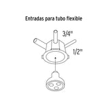 Mini Bote Integral 10 cm, Aro Interno de 8.5 cm, Volteck