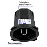 Mini Bote Integral 10 cm, Aro Interno de 8.5 cm, Volteck