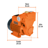 Bomba Periférica Autocebante 1/2 HP, Uso Agrícola, Truper
