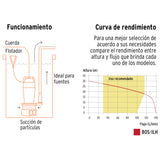 Bomba Sumergible Hierro Fundido, Agua Limpia, 1 HP, Truper