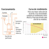 Bomba Sumergible Cubierta Aluminio, Agua Limpia, 1 HP, Truper