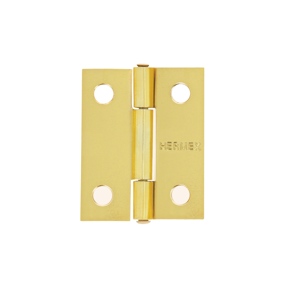 Bisagra Rectangular 1-1/2' Acero Latonado, Hermex