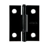 Bisagra Rectangular 1-1/2' Negra, Hermex