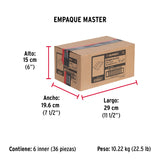 Bolsa con 2 Bisagras Rectangulares 4', Acero Pulido
