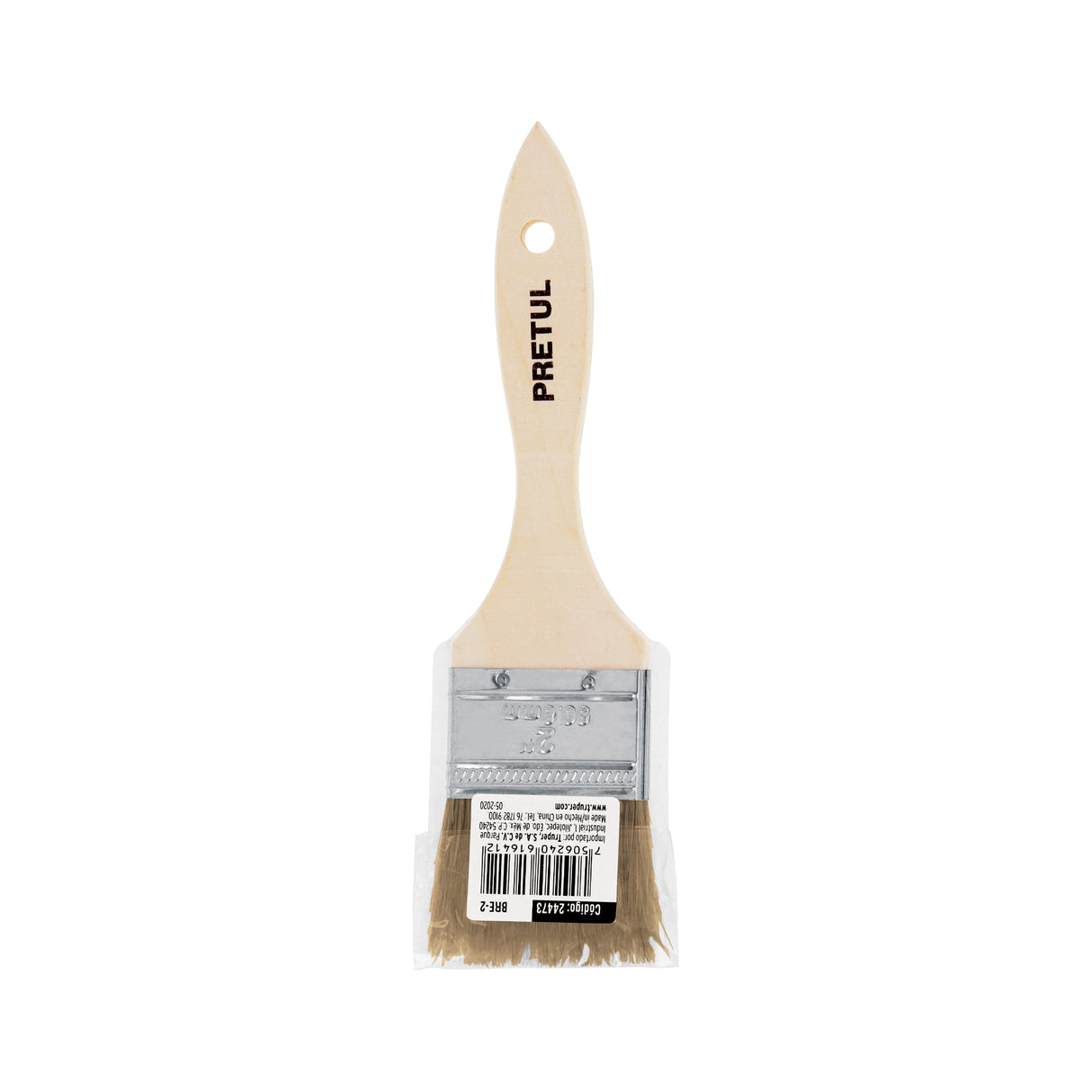 Brocha Uso General de 2' con Mango de Madera, Pretul