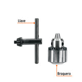 Broquero 1/4' con Llave, Cuerpo Estriado, Truper Expert