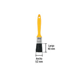 Brocha Uso General de 1/2' con Mango de Plástico, Pretul