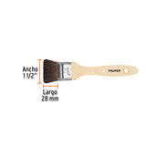 Brocha Pelo de Camello de 1-1/2' con Mango de Madera, Truper
