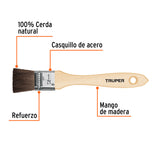 Brocha Pelo de Camello de 1' con Mango de Madera, Truper