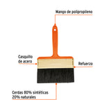 Brocha Profesional de 6' con Mango de Plástico, Truper