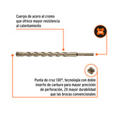 Broca SDS Plus 3/4 X 10', Truper