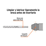 Broca SDS Plus 3/8 X 8', Truper