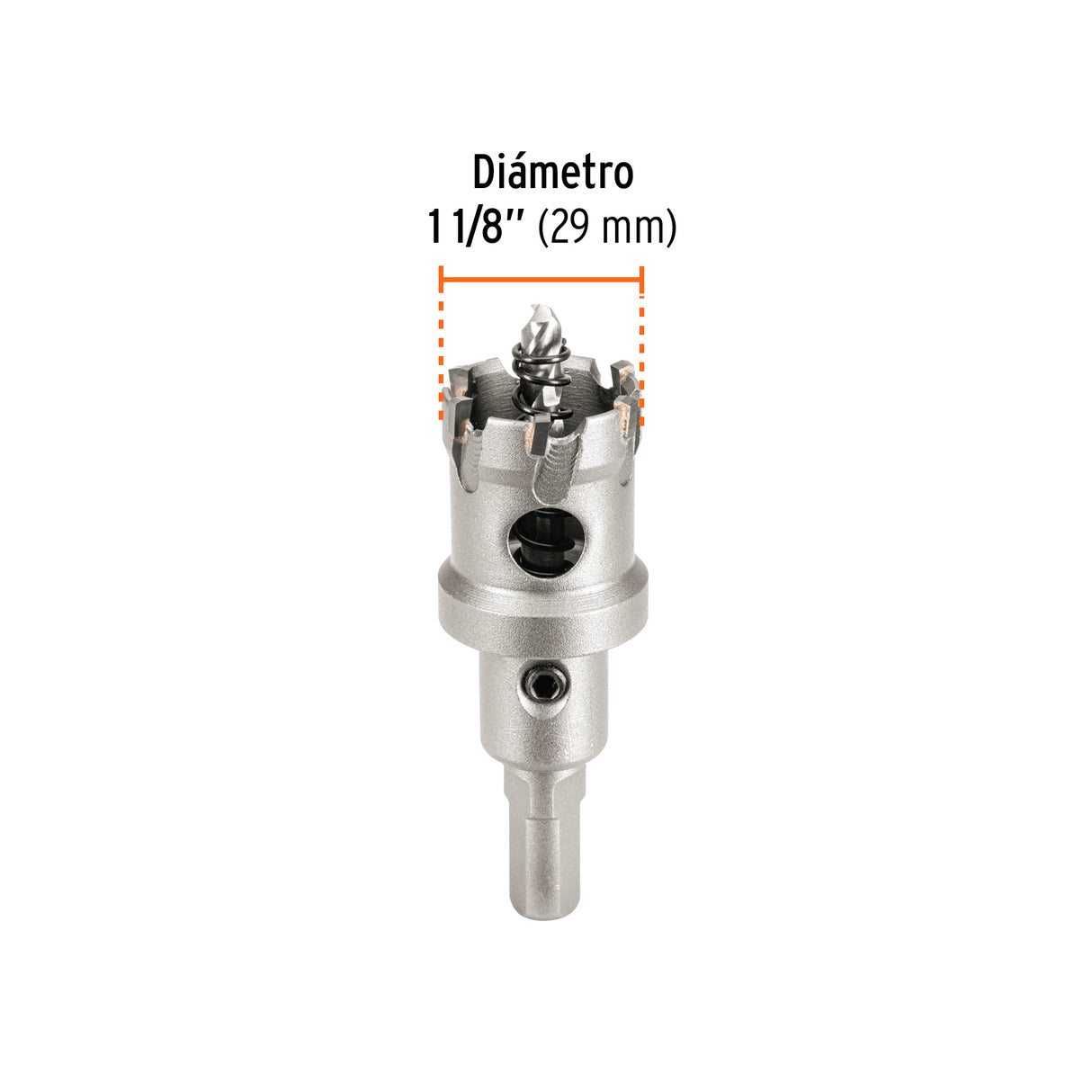 Brocasierra de Carburo de Tungsteno, 1-1/8', Truper