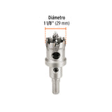 Brocasierra de Carburo de Tungsteno, 1-1/8', Truper