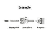 Brocasierra de Carburo de Tungsteno, 1-3/8', Truper