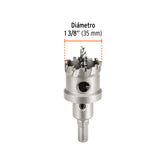 Brocasierra de Carburo de Tungsteno, 1-3/8', Truper