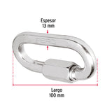 Bandola de Acero de 1/2' con Seguro, Fiero