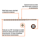 Broca SDS Ma X de 1 X 21', Truper