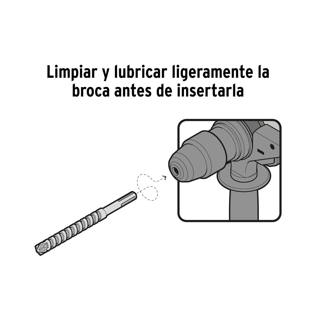 Broca SDS Ma X de 3/4 X 21', Truper