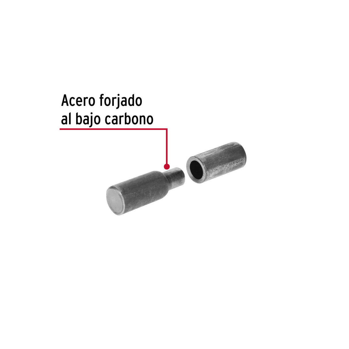 Bisagra Tubular Soldable de 3/4', Hermex