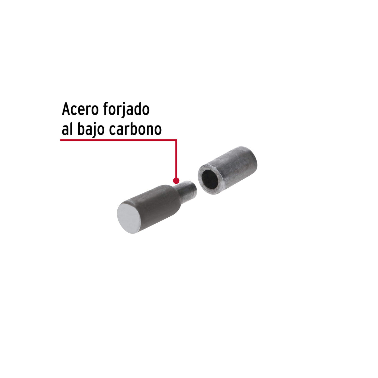Bisagra Tubular Soldable de 5/8', Hermex