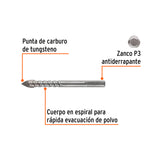Broca para Vidrio y Azulejo 3/8', Truper Expert