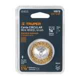 Carda Circular 1-1/2' Alambre Fino para Taladro, Truper