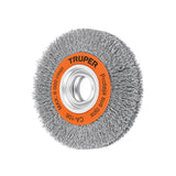 Carda Alambre Ondulado 6' X 1-1/8' para Esmeril, Truper