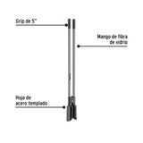 Cavador Mangos de Fibra de Vidrio 44', Pretul