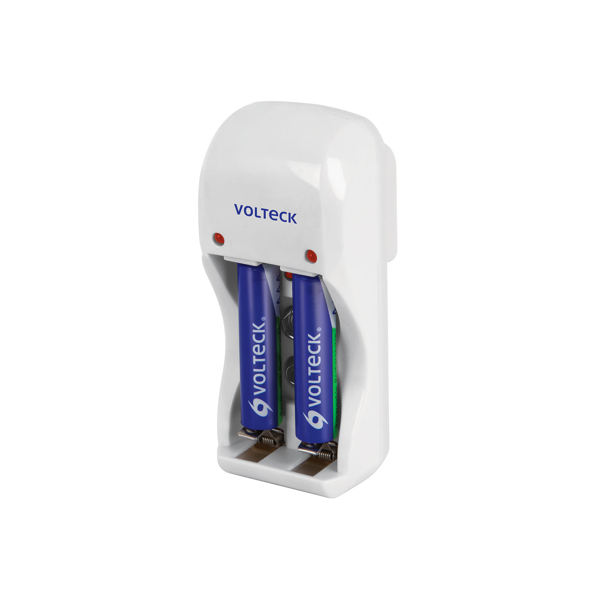 Cargador de Pilas, Aa, Aaa y 9 V Incluye 2 Pilas Aaa, Volteck