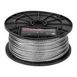 Metro de Cable Flexible 3/16' de Acero 7X19 Hilos, 75 m