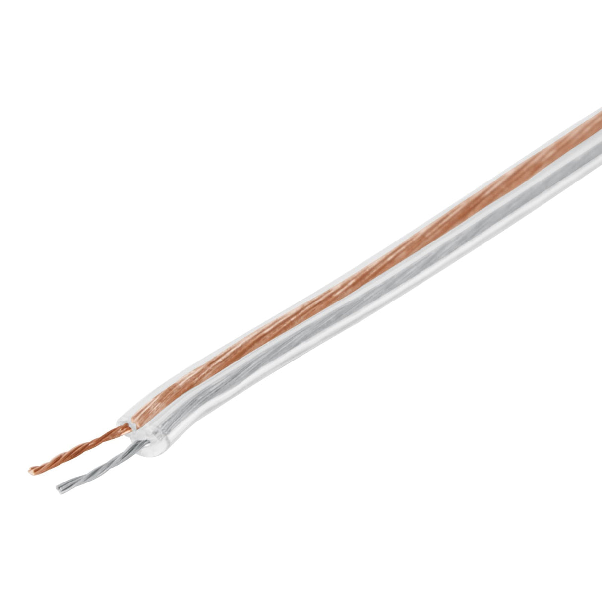 Rollo de 100 m Cable Polarizado Transparente para Bocina 22 AWG