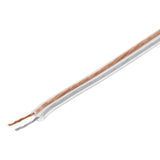 Rollo de 100 m Cable Polarizado Transparente para Bocina 22 AWG