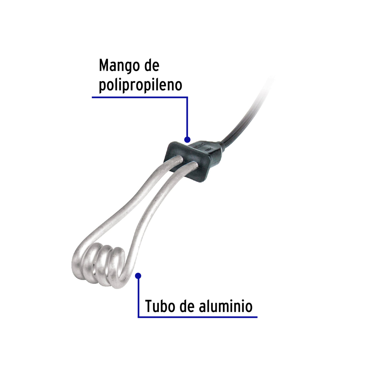 Calentador de Inmersión para Agua #2 de 10 L, 500 W, Volteck
