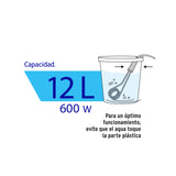 Calentador de Inmersión para Agua #3 de 12 L, 600 W, Volteck