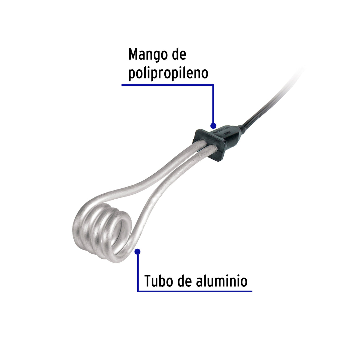 Calentador de Inmersión para Agua #4 de 15 L, 750 W, Volteck