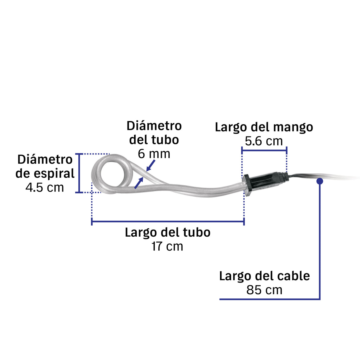 Calentador de Inmersión para Agua #4 de 15 L, 750 W, Volteck