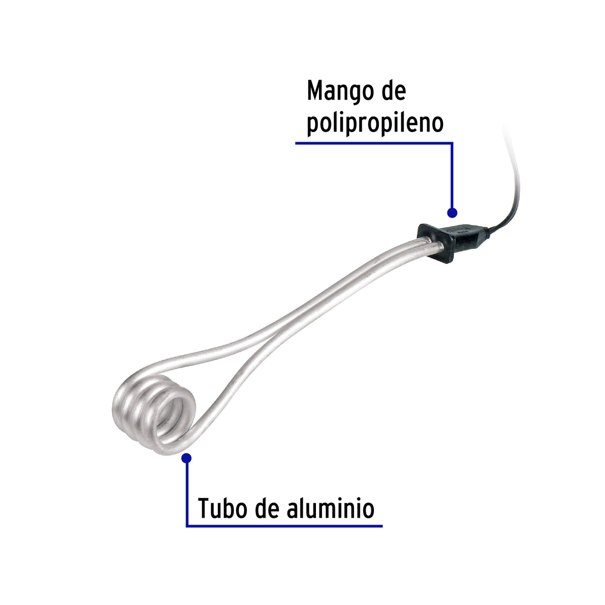 Calentador de Inmersión para Agua #6 de 23 L, 1100 W, Volteck