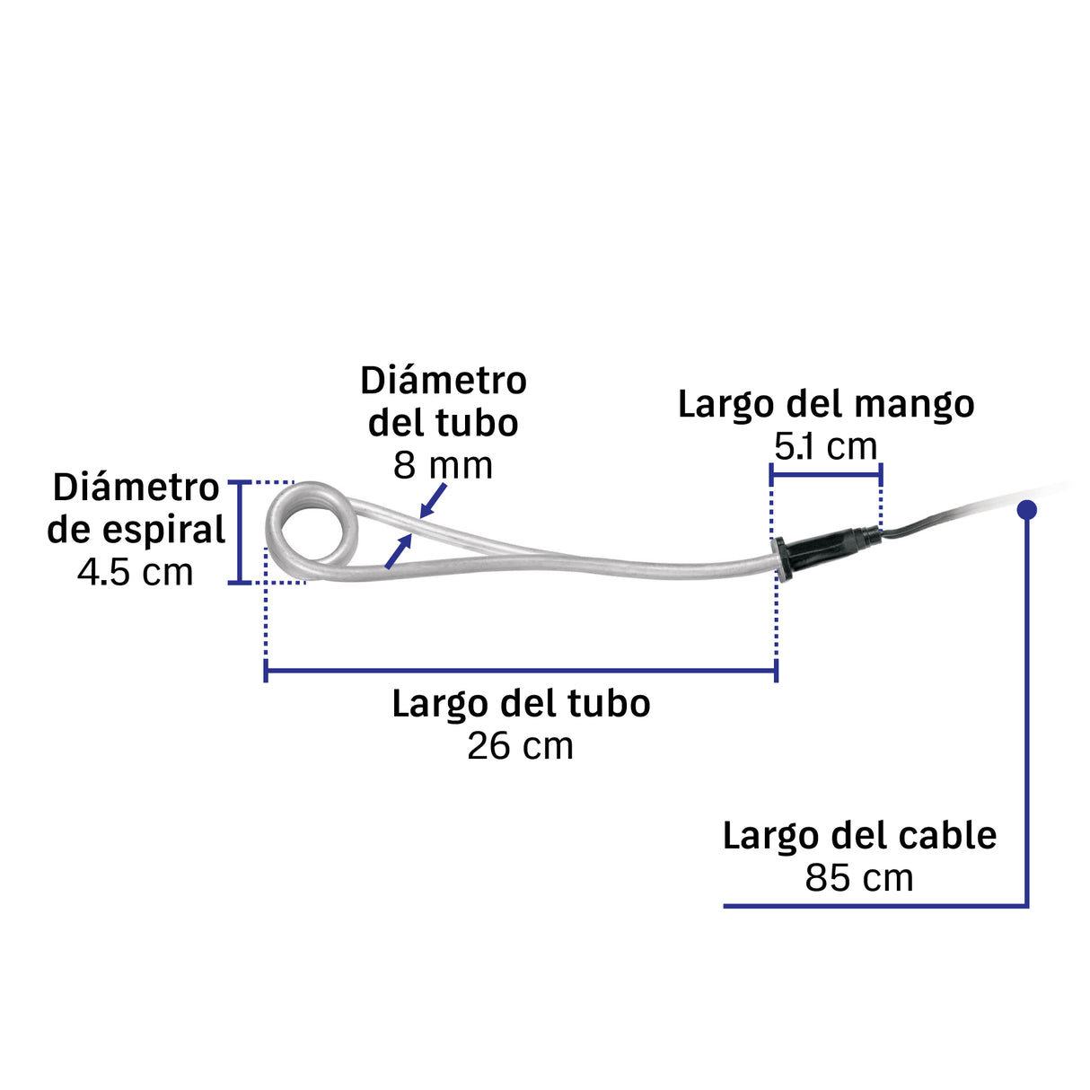Calentador de Inmersión para Agua #6 de 23 L, 1100 W, Volteck