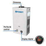 Calentador Instantáneo, 11 L, 2 Servicios, Gas Natural, Foset